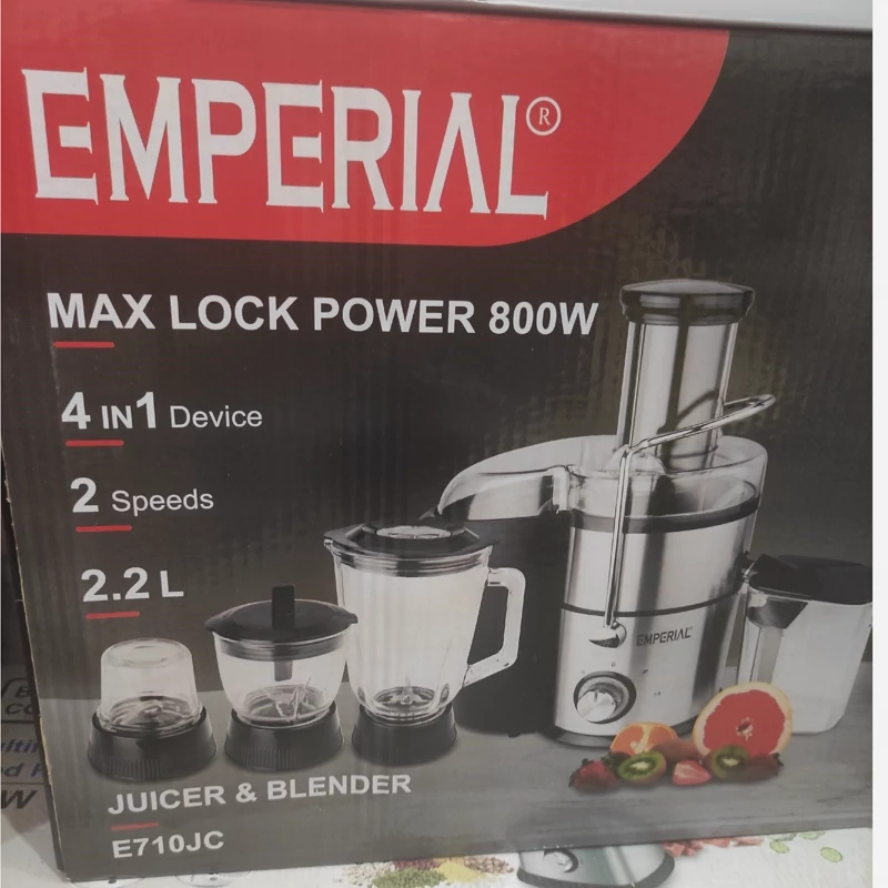 آبمیوه گیری چهار کاره کازوکی بدنه استیل توان 800 وات با کیفیت ارسال رایگان