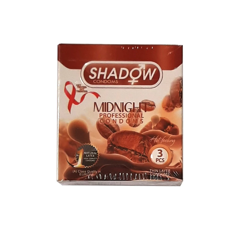 کاندوم 3 عددی MIDNIGHT شادو