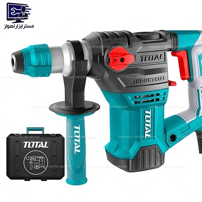 تخریب 5 کیلو 1500 وات دو کاره توتال دیمر دار بتن کن دریل مدل TOTAL TH1153216