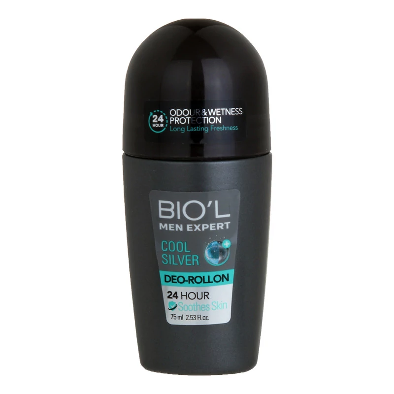 رول ضدتعریق و خوشبو کننده بدن مردانه بیول مدل کول سیلور با رایحه لاگوست بلانک حجم 75میلی لیتر