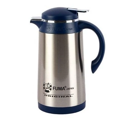 فلاسک شیشه دار  1.6 لیتر  فوما رنگ آبی کد 461 ارسال رایگان