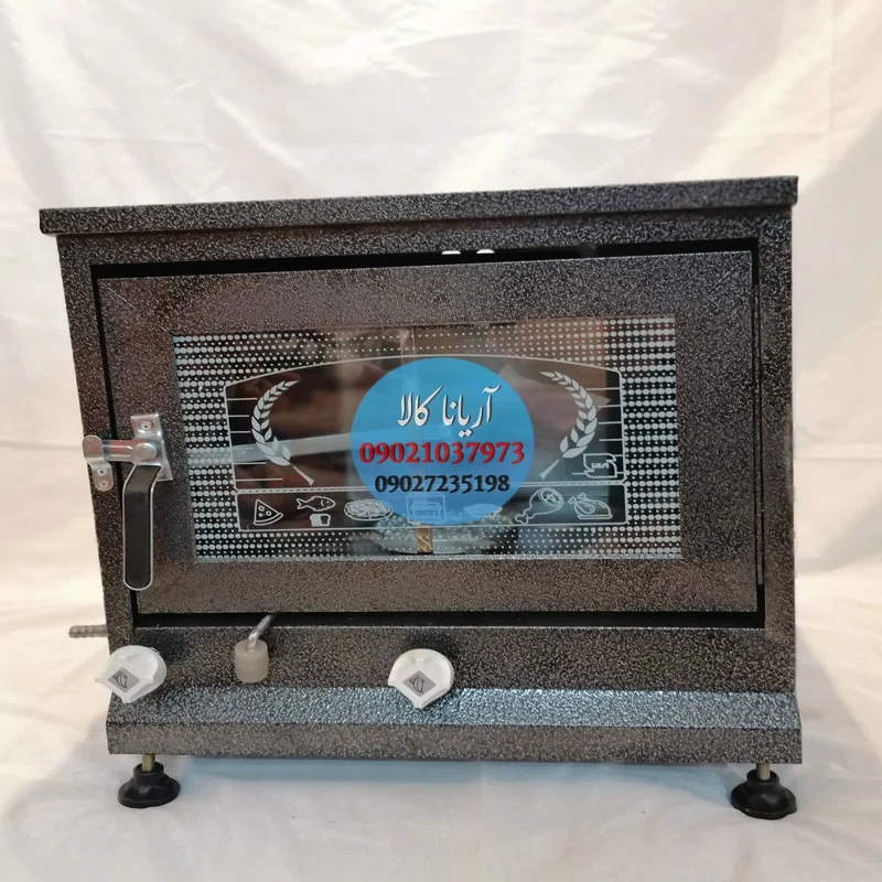 تنور گازی آریانا مدل دوسینی استیل تک ساج  سایز 32