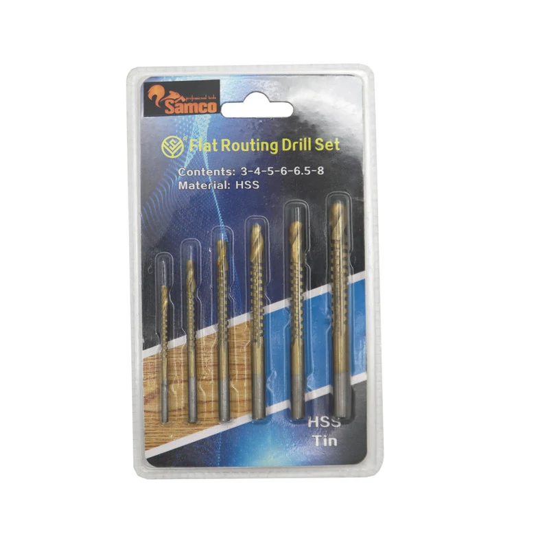 مته برش مسطح چوب ست 6 عددی 