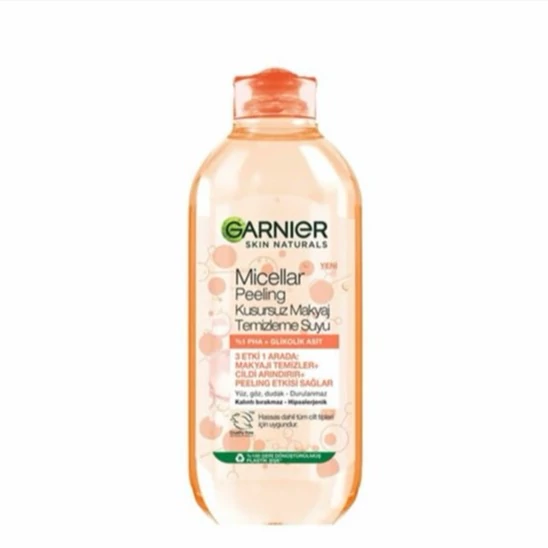 میسلار واتر لایه بردار گارنیر حاوی PHA و گلیکولیک اسید حجم 400 میل