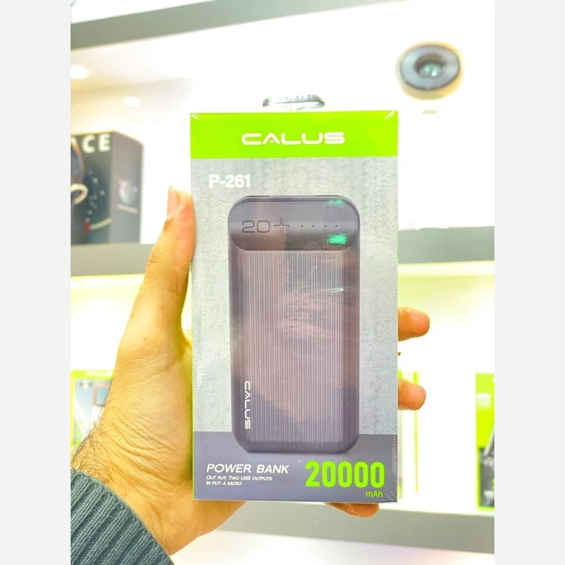پاور بانک کالوس مدل P-261 فست شارژ 20000 میلی آمپر | CALUS P-261 MagSafe Lite Power Bank 20000mAh (تک/عمده)