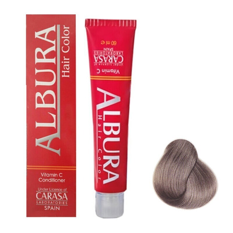 رنگ مو آلبورا شماره c7-8.1 بلوند دودی روشن حجم 100 میلی لیتر