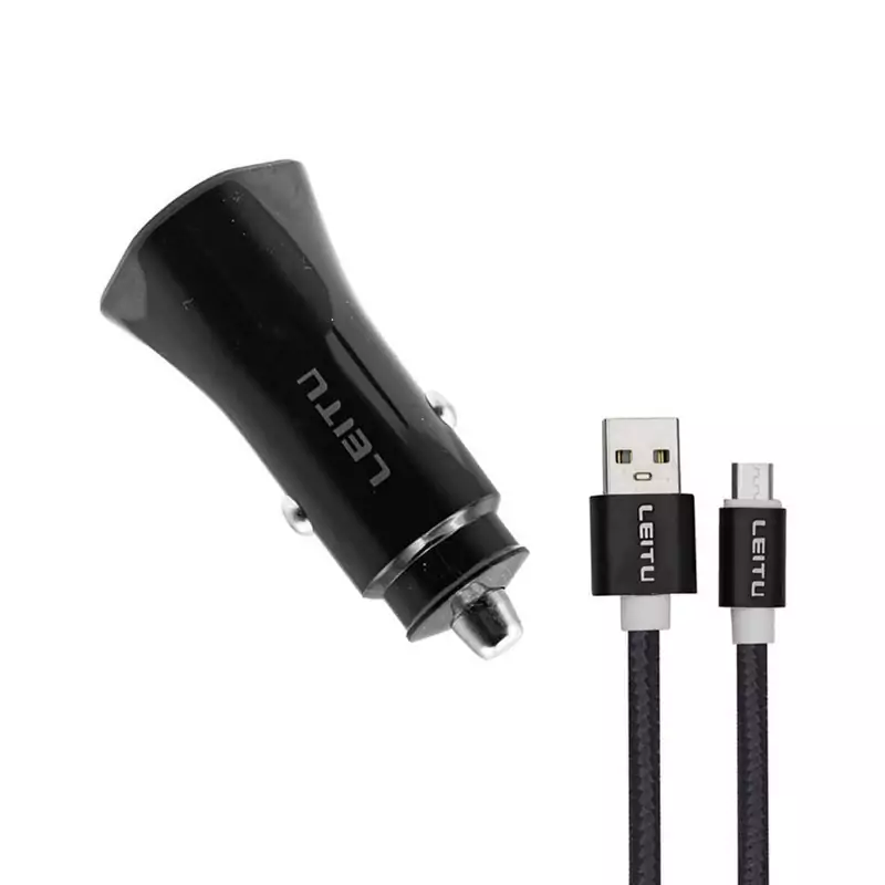 شارژر فندکی 20 وات لیتو مدل LC-C14 به همراه کابل microUSB