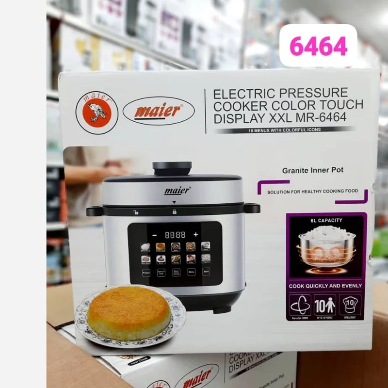 زودپز و پلوپز برقی 24 کاره تمام حرفه‌ای مایر آلمان مدل 6464 + نمایندگی مایر