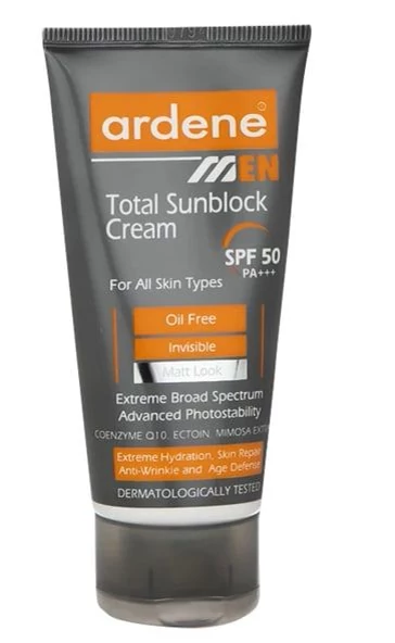 ضدآفتاب آقایان آردن Spf50 total... فاقد چربی