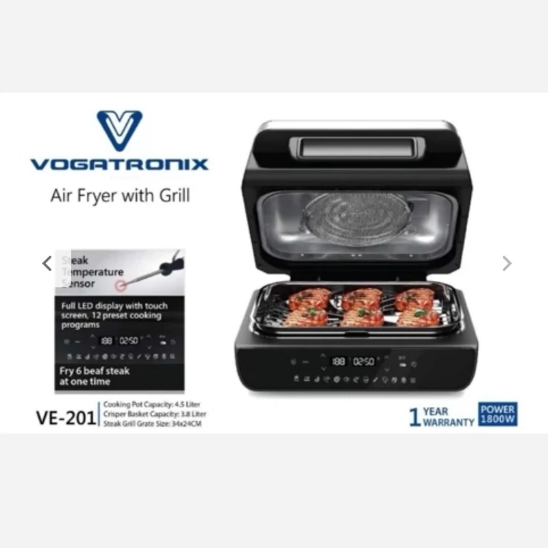 سرخ کن وگریل وگاتی مدل 201 وگاترونیکس 