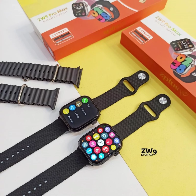 ساعت هوشمند مدل zw9 pro max با دو بند