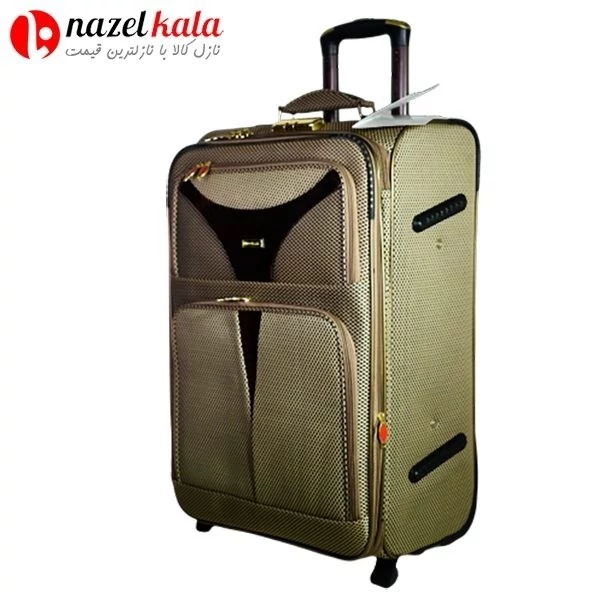 چمدان چهار چرخ دوبل پارچه ترک اصل سایز بزرگ(کاور مخصوص)