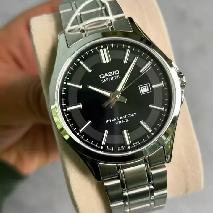 ساعت مچی مردانه کاسیو بند استیل ضدزنگ