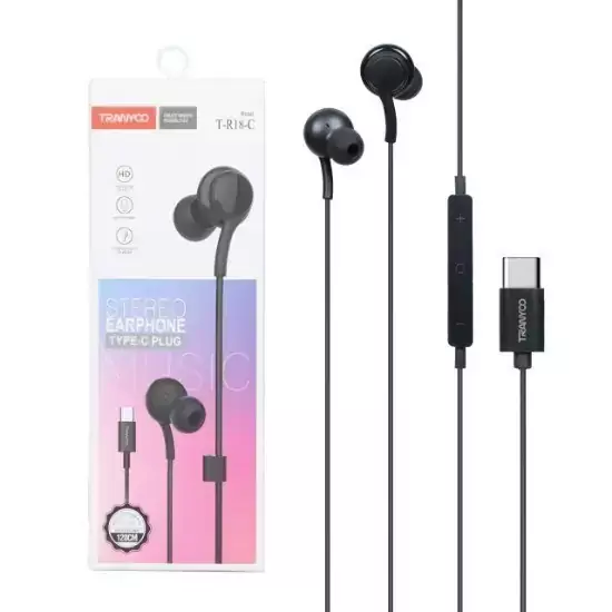 هندزفری سیمی تایپ سی ترانیو مدل Tranyoo T-R18C