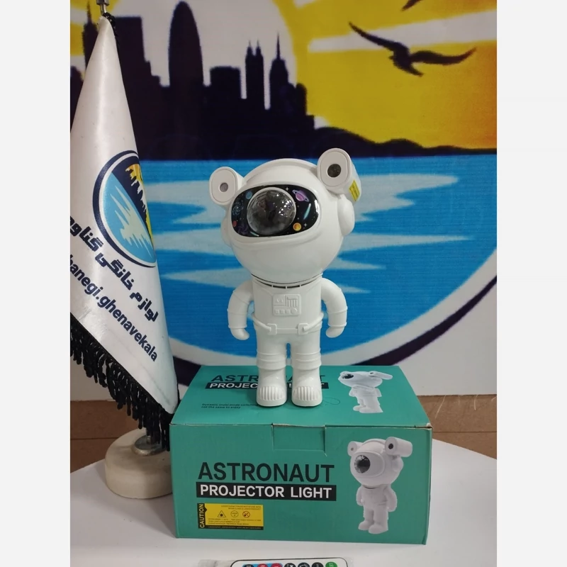 چراغ خواب کهکشانی طرح فضانورد مدل اسپیکر دار