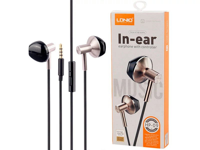     هندزفری Ldnio HP-09 LDNIO HP-09 WIRED HANDSFREE