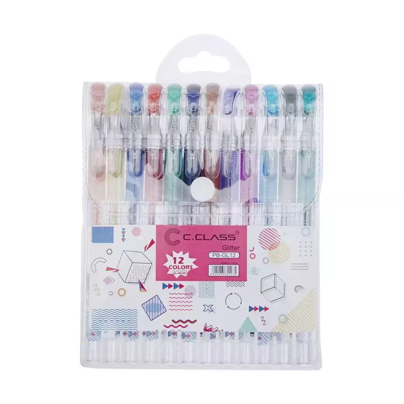 خودکار ژله ای اکلیلی سی کلاس 12 رنگ