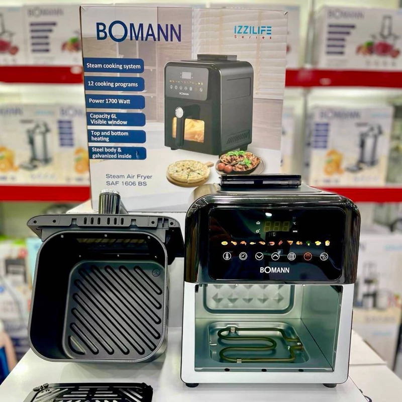 سرخ کن 6 لیتری بومن مدل SAF 1606 BS