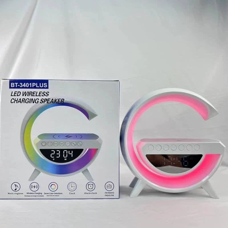 اسپیکر شارژر وایرلس چراغ خواب رادیو G بزرگ مدل BT-3401PLUS