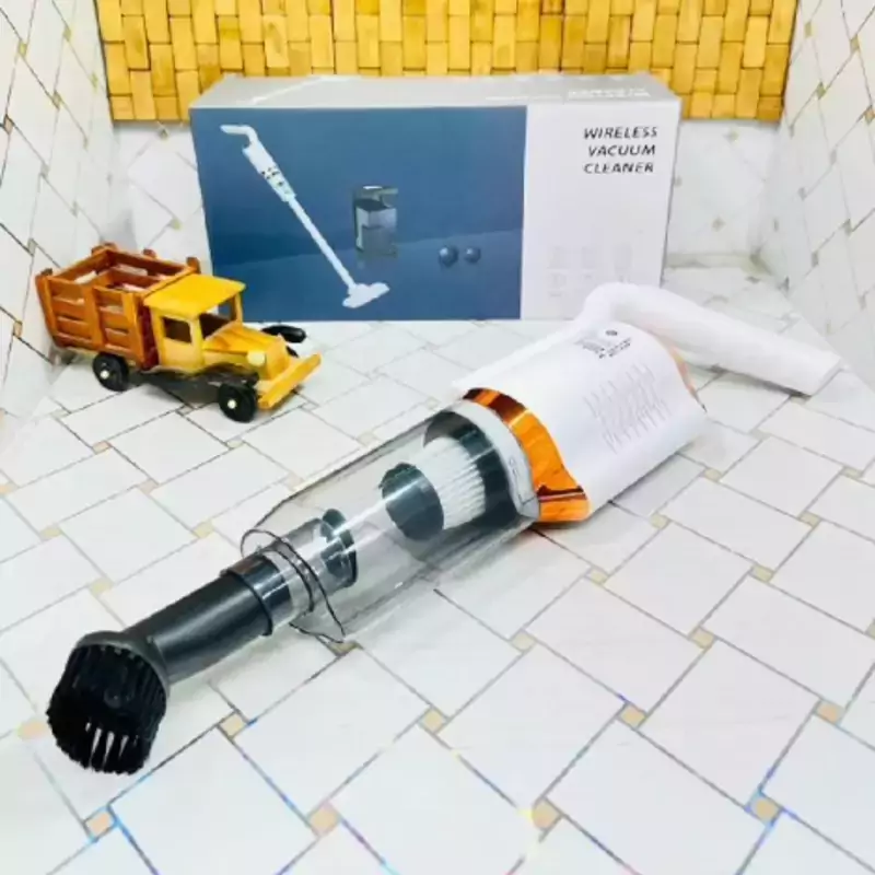 جارو شارژی (جاروبرقی شارژی) عصایی بی سیم 2 در 1 مدل HY-118 باتری لیتیومی