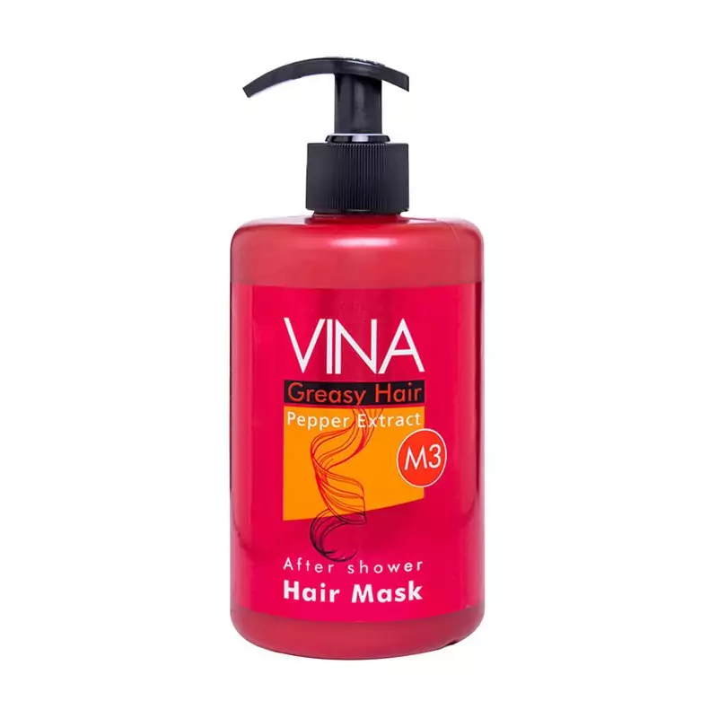 ماسک موی بدون آبکشی وینا حاوی عصاره فلفل حجم 500میل