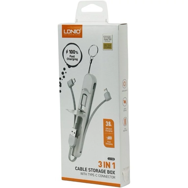 کابل 3 کاره Ldnio مدل LC130