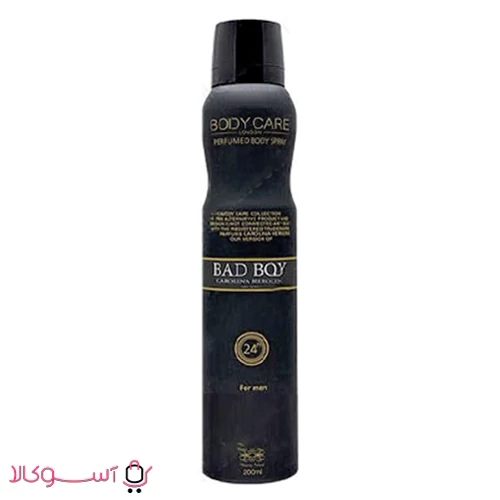 اسپری خوشبو کننده بدن مردانه بادی کر مدل bad boy حجم 200 میلی لیتر
طبع خنک