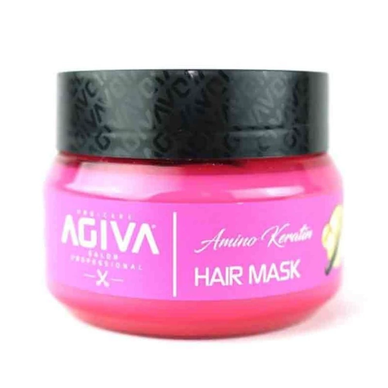 ماسک مو داخل حمام آگیوا حاوی کراتین 350 میل مدل Agiva Amino Keratin 
