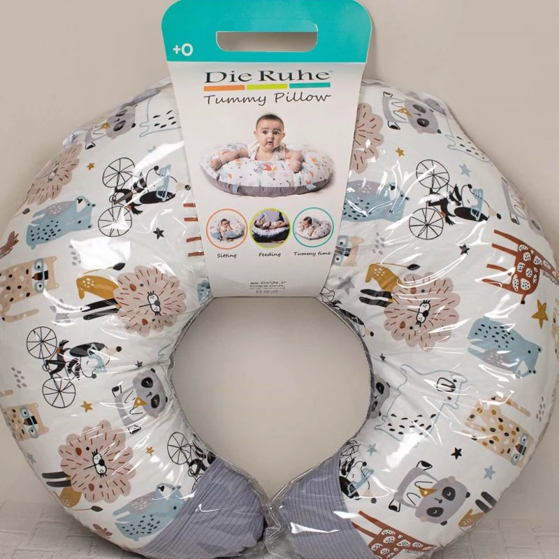 بالش شیردهی نوزاد مدل C برند دی روحه طرح تدی