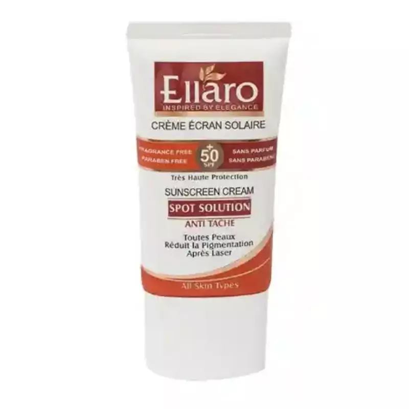 کرم ضد آفتاب ضد لک اسپات سولوشن SPF 50 الارو حجم 40 میلی لیتر