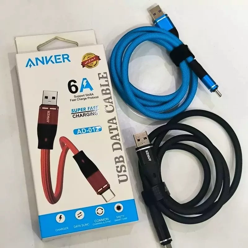 کابل کنفی تایپ سی Anker 