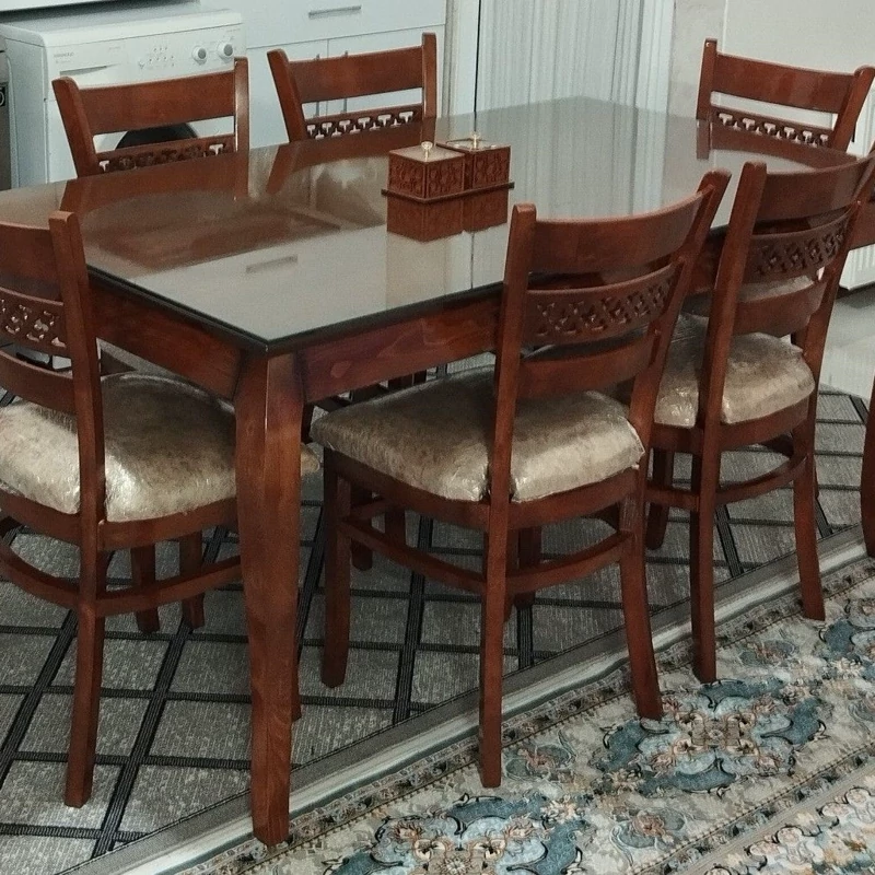 میز ناهارخوری مدل (زنبوری) رنگ بندی به دلخواه مشتری(ارسال با باربری و پس کرایه)