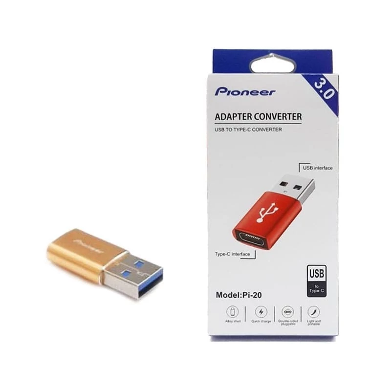 تبدیل او تی جی تایپ سی پایونیر OTG USB to Type-C Pioneer 