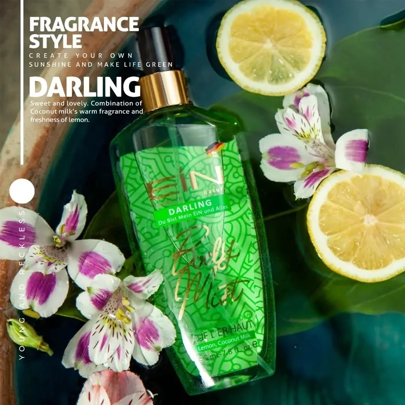 بادی اسپلش زنانه ای آی ان مدل DARLING حجم 250 میل