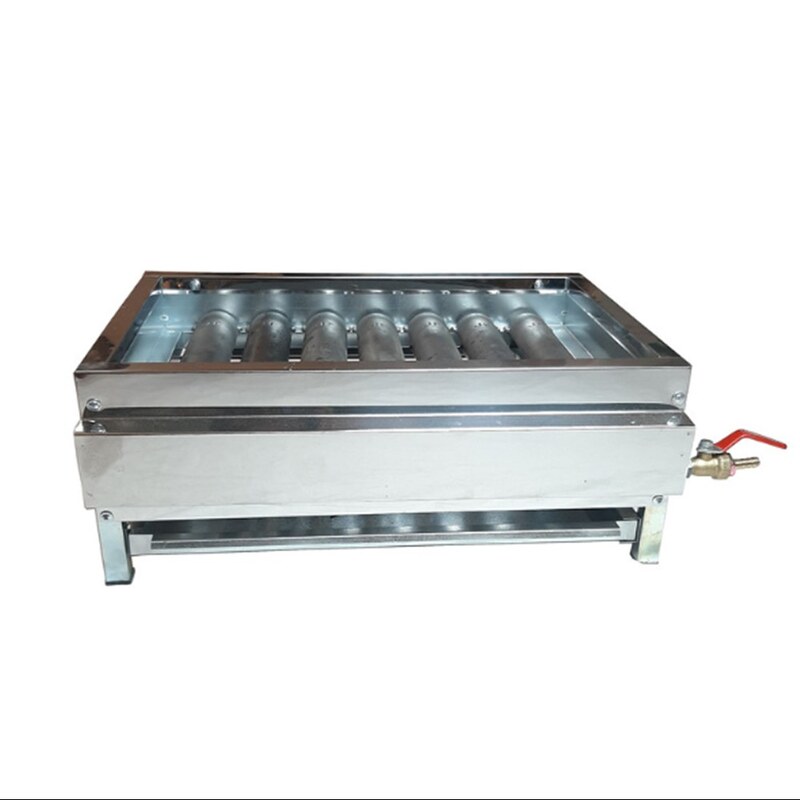 کباب پز 40 سانت استیل شعله آسا 6شعله