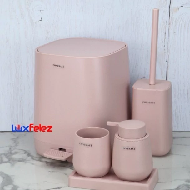 ست سرویس بهداشتی کنتراست مدل پنج تکه