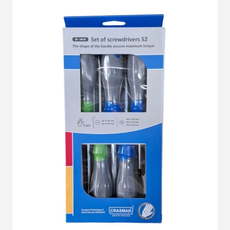 ست 5 عددی پیچ گوشتی ضربه خور کراسمن مدل CR-149 S2