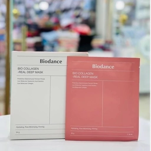 ماسک صورت ورقه ای بایودنس Biodance بیوکلاژن جوان ساز و لیفتینگ 