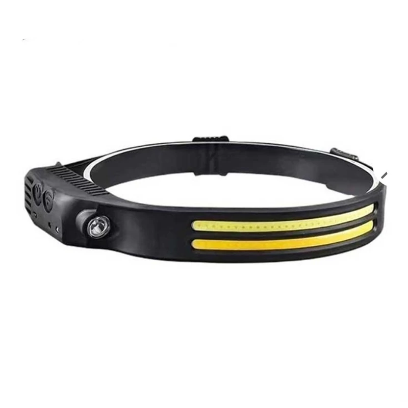 چراغ پیشانی هدلایت خطی مدل دو لاین هفت حالته سنسور دار کد w689-2