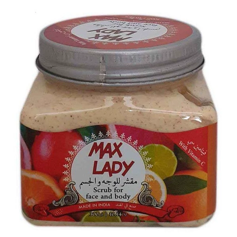 اسکراب بایه بردار مکس لیدی مدل Vitamin C