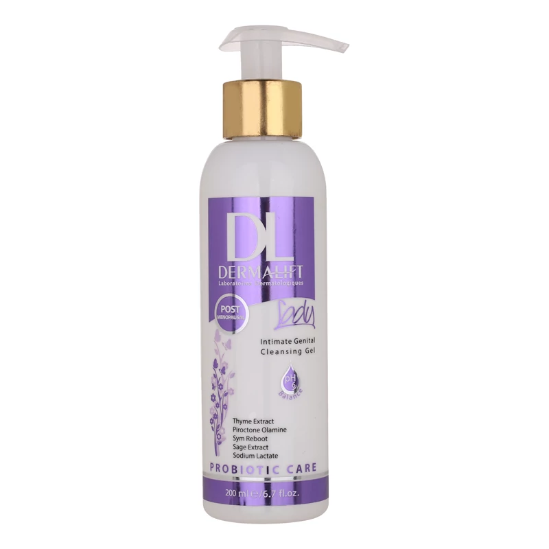 ژل بهداشتی بانوان درمالیفت مدل MENOPAUSAL حجم 200 میلی لیتر