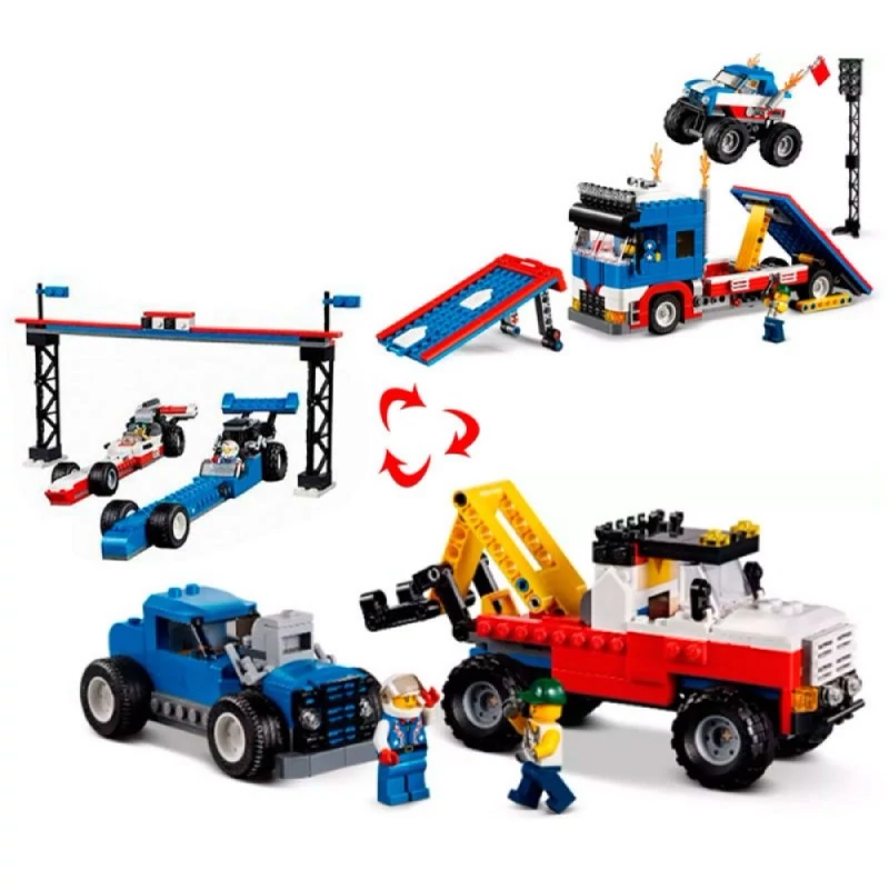 اسباب بازی لگو روز مسابقه 593 قطعه 3 مدل 11054