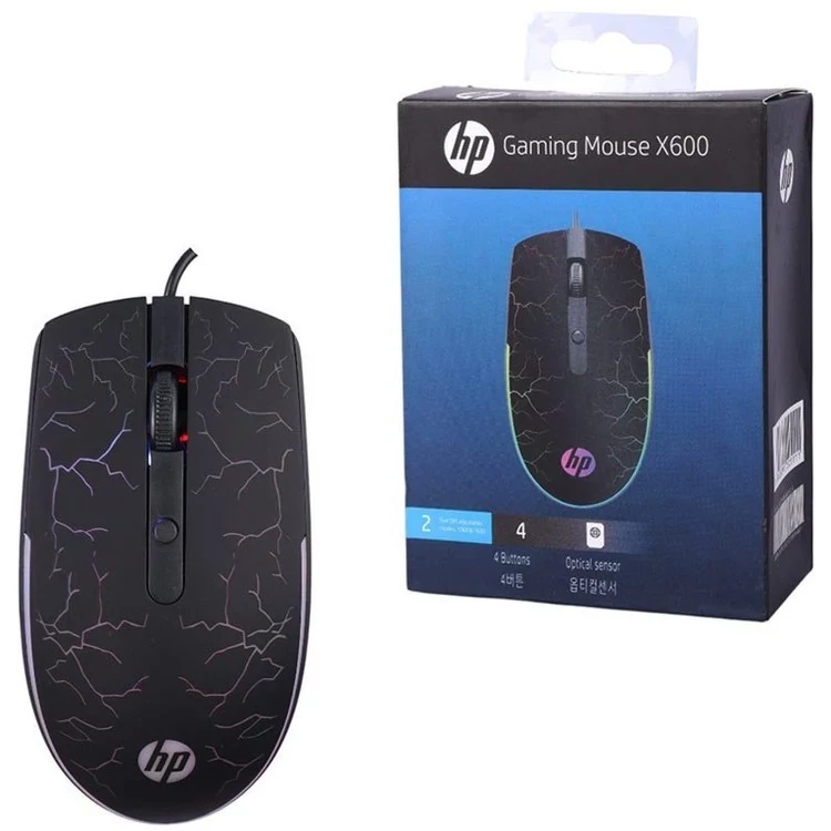 موس گیمینگ HP مدل X600 سیمی