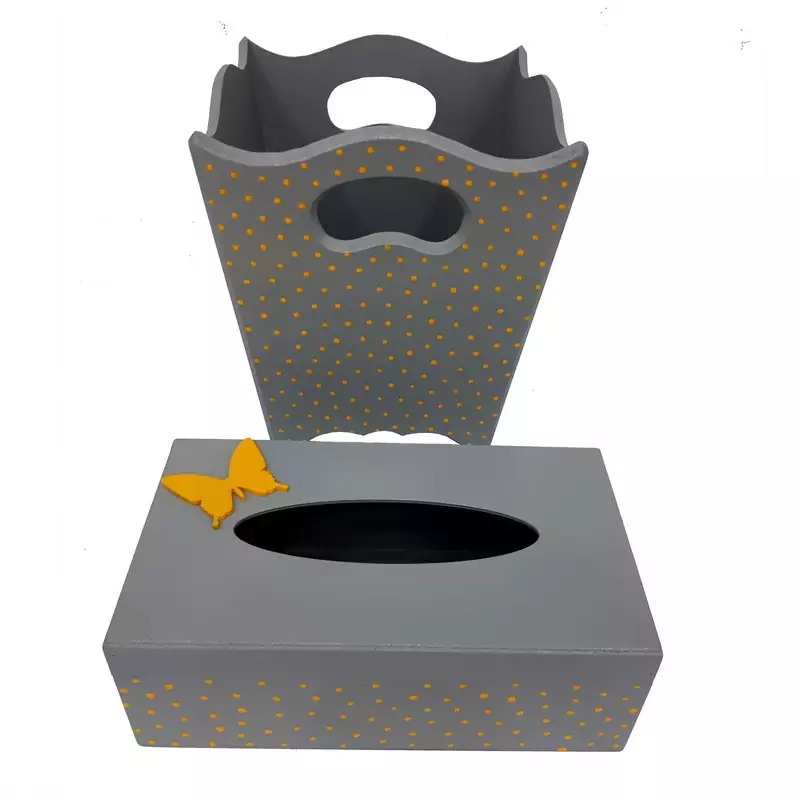 ست سطل و جادستمال پروانه 