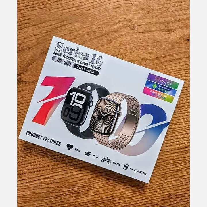 پک ساعت هوشمند سری 10  مدل ZT-003 دارای 7بند و بند رولکسی
