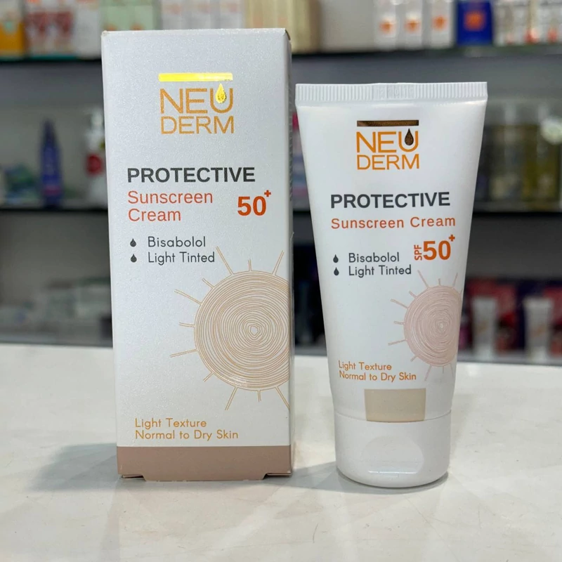 ضدآفتاب رنگی فاقد چربی نئودرم