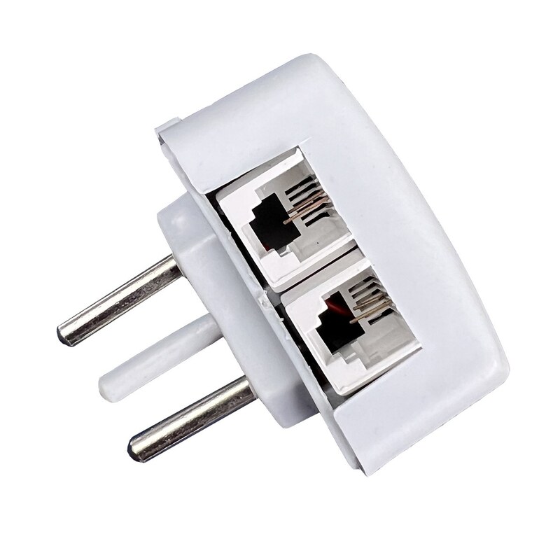 3 شاخه تلفن دو سوکت