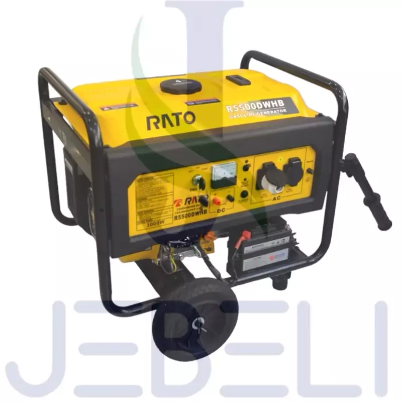 موتور برق استارتی راتو 3000 وات مدل RATO R5500DWHB (ارسال به صورت پس کرایه)