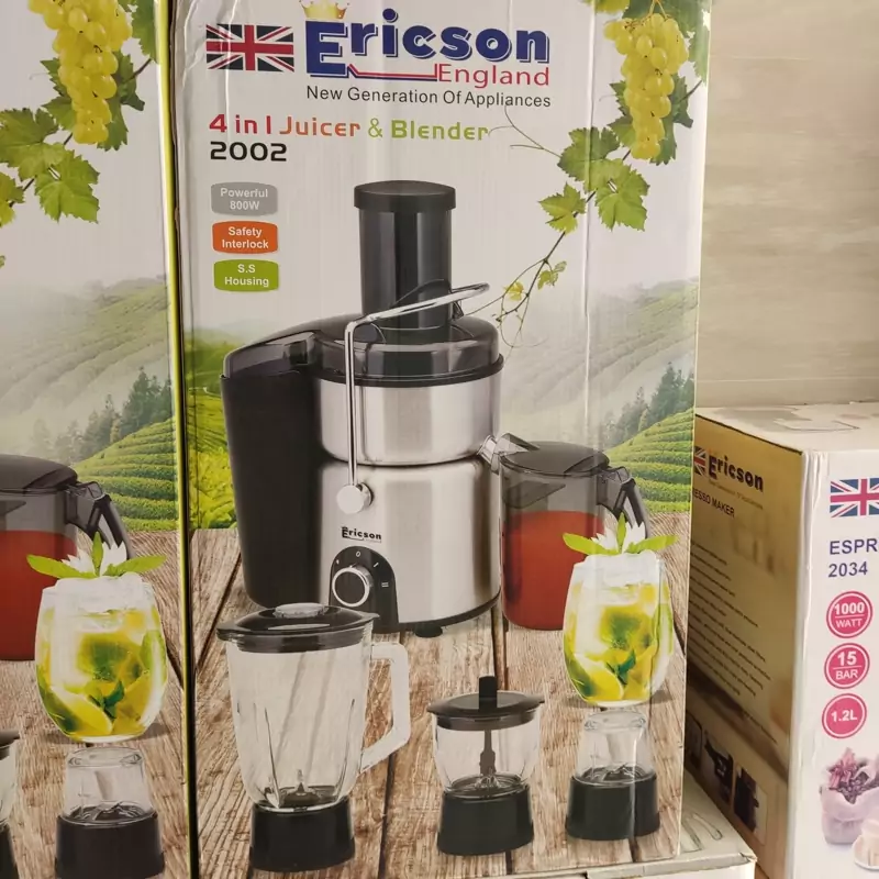 آبمیوه گیر 4کاره اریکسون .دیجیتال(موتورسنگین)