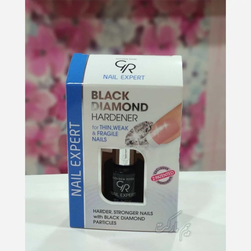 لاک محافظ و تقویتی سفت کننده ناخن گلدن رز  مدل بلک دایموند اورجینال ترکیه